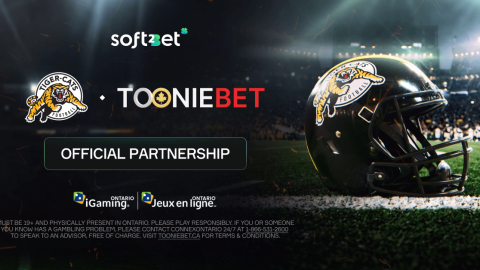 Una de las marcas de Soft2bet, Tooniebet Ontario se ha asociado con la Liga Canadiense de Fútbol Americano (CFL).