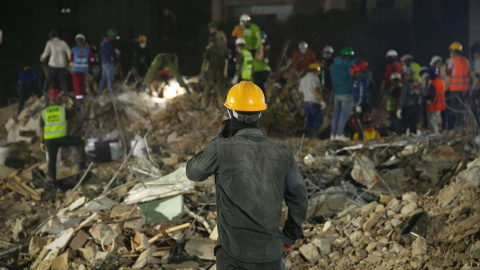 Equipo de rescate en Caracas, Venezuela, a 4 de julio de 2026. Equipo de rescate en Caracas, Venezuela, a 4 de julio de 2026.