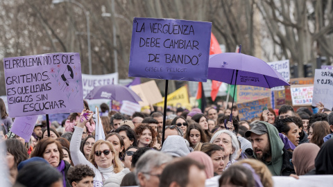 Manifestación convocada por la Comisión 8M. Manifestación convocada por la Comisión 8M.