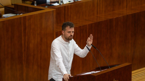 El diputado de Más Madrid Pablo Padilla, en la Asamblea de Madrid en una imagen de archivo. El diputado de Más Madrid Pablo Padilla, en la Asamblea de Madrid en una imagen de archivo.