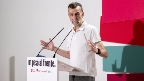 El portavoz de Por Andalucía y coordinador federal de Izquierda Unida, Antonio Maíllo.