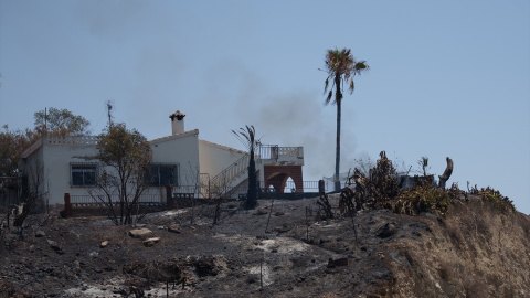 Vivienda afectada por el incendio forestal de los Gallardos. Vivienda afectada por el incendio forestal de los Gallardos.