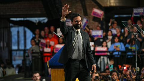 Acto de celebración de los primeros 100 días de Mamdani al frente de la alcaldía de Nueva York. Acto de celebración de los primeros 100 días de Mamdani al frente de la alcaldía de Nueva York.