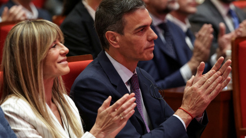 Pedro Sanchez y Begoña Gómez en Pekín, el 13 de abril de 2026. Pedro Sanchez y Begoña Gómez en Pekín, el 13 de junio de 2026.