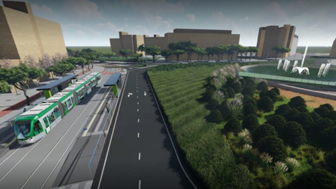 Recreació del tren tramvia del Camp de Tarragona al seu pas per Vila-seca Recreació del tren tramvia del Camp de Tarragona al seu pas per Vila-seca
