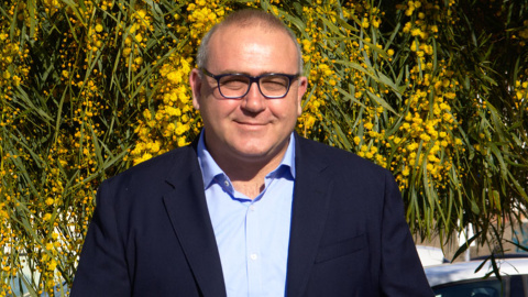 El exalcalde se Sant Feliu, Pere Albó, en una imagen de archivo, a 4 de agosto de 2022.