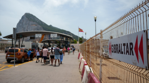 Imágenes de la frontera entre España y Gibraltar, 19 de junio de 2026. Imágenes de la frontera entre España y Gibraltar, 19 de junio de 2026.