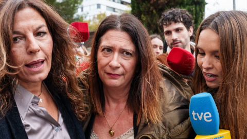 Leire Díez a su llegada a los juzgados de Plaza de Castilla para declarar por el caso ‘Leire Díez'.