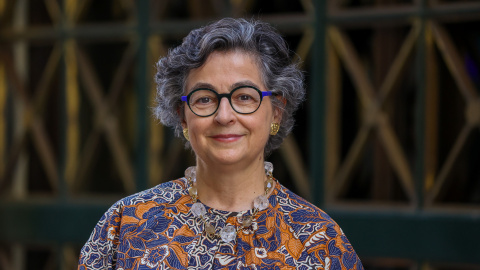 La ex ministra de Exteriores Arancha González Laya, antes de la entrevista con 'Público' en el centro de Madrid. La ex ministra de Exteriores Arancha González Laya, antes de la entrevista con 'Público' en el centro de Madrid.