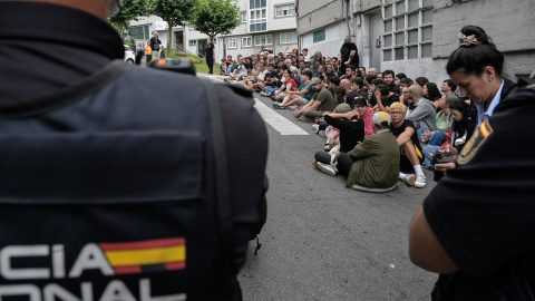 Concentración el pasado 9 de junio en A Coruña para protestar por el desahucio de una refugiada de la guerra de Ucrania y sus dos hijos. Concentración el pasado 9 de junio en A Coruña para protestar por el desahucio de una refugiada de la guerra de Ucrania y sus dos hijos.