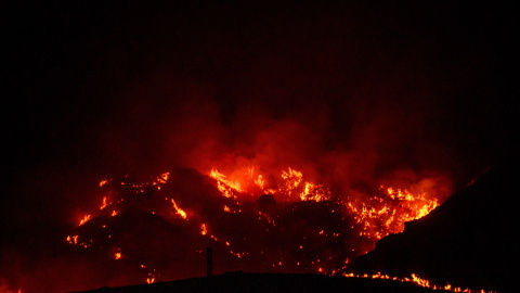 El incendio en Los Gallardos, Almería. Archivo. El incendio en Los Gallardos, Almería. Archivo.