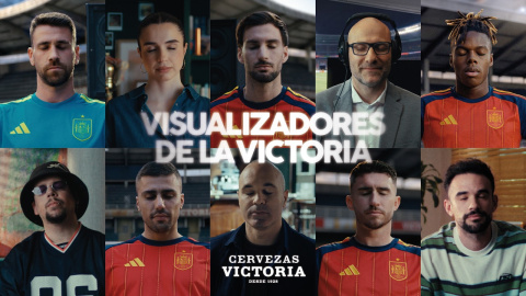 Visualizadores de la victoria - Selección Española x Cervezas Victoria Visualizar la victoria aumenta las probabilidades de que ocurra.
Y, ahora que llega el gran campeonato del año, es el momento de visualizarla juntos.
Cervezas Victoria presenta Visualizadores de la victoria.
Una iniciativa basada en la ciencia para conseguir un nuevo triunfo.
Entra ya en visualizalavictoria.es y haz tu visualización.
#VisualizadoresDeLaVictoria #SeleccionEspañola #Victoria