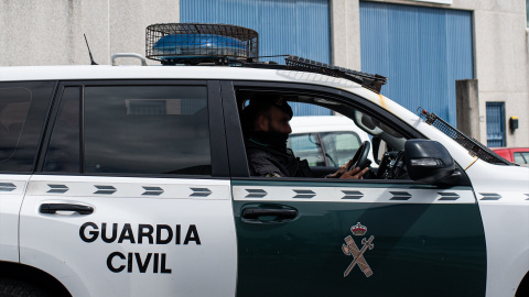 Fotografía de archivo de un coche de la Guardia Civil Fotografía de archivo de un coche de la Guardia Civil.