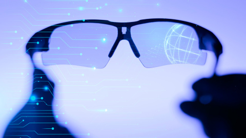 Gafas con tecnología incorporada.
