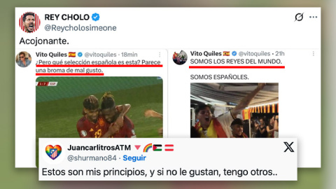 Tuiteros comparan el antes y el después de Vito Quiles con la selección.