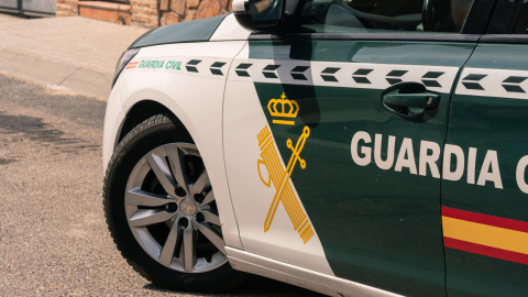Un coche de la Guardia Civil. Un coche de la Guardia Civil.