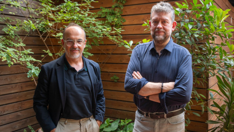 Carles Campuzano i Francesc-Marc Álvaro, diputats d'ERC al Parlament i el Congrés, respectivament, i impulsors d'Esquerra Democràtica.
