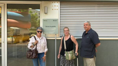 Tres dels veïns denunciants Tres dels veïns denunciants