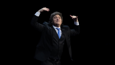 El presidente de Argentina, Javier Milei, durante un acto, en una imagen de archivo. El presidente de Argentina, Javier Milei, durante un acto, en una imagen de archivo.