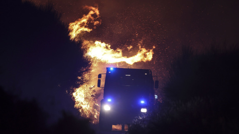 Incendio forestal en Vila Verde, Braga (Portugal) Incendio forestal en Vila Verde, Braga (Portugal)