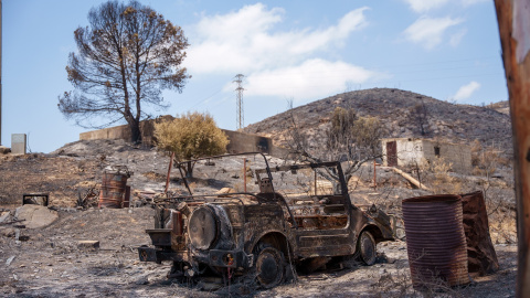 coche-dañado-incendio La indemnización nunca superará el valor asegurado ni el límite fijado en la póliza.