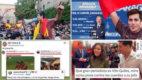 Vito Quiles en diferentes momentos del año. Vito Quiles en diferentes momentos del año.