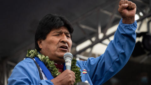 Fotografía de archivo del expresidente de Bolivia Evo Morales Fotografía de archivo del expresidente de Bolivia Evo Morales.