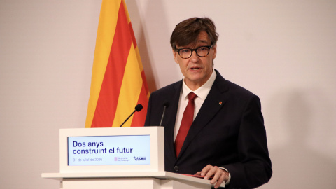 Illa en roda de premsa (31 de juliol del 2026) Illa en la roda de premsa de balanç del curs