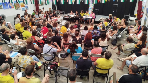 Una de les reunions de l'Assemblea Educativa de Catalunya. 05/2026 Una de les reunions de l'Assemblea Educativa de Catalunya.