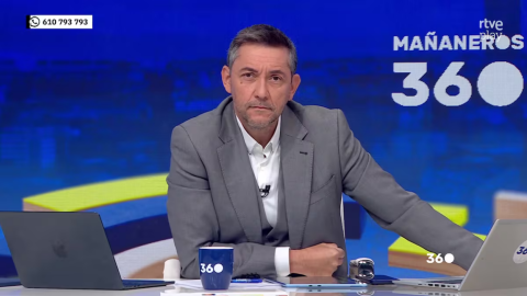 Javier Ruiz en 'Mañaneros 360'. Javier Ruiz en 'Mañaneros 360'.