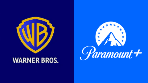 Los logos de Warner Bross y Paramount.