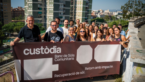 Membres impulsors de l'Associació Custòdia durant la presentació oficial (7/07/2026) Membres impulsors de l'Associació Custòdia durant la presentació oficial