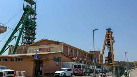 Exterior de la mina de Cabanasses, a Súria, on va haver-hi un accident laboral mortal el passat 29 de juliol.