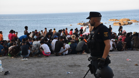 Imagen de las playas de Ceuta. Imagen de las playas de Ceuta.