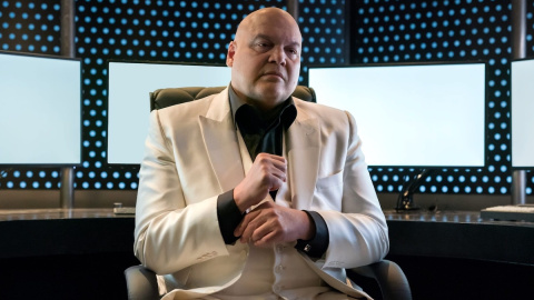 Vincent D'Onofrio ha logrado construir un Kingpin terrorífico. Vincent D'Onofrio ha logrado construir un Kingpin terrorífico.