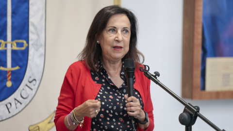 Margarita Robles durante su visita a la Base de Retamares en Pozuelo de Alarcón, Madrid, a 13 de agosto de 2026. Margarita Robles durante su visita a la Base de Retamares en Pozuelo de Alarcón, Madrid, a 13 de agosto de 2026.
