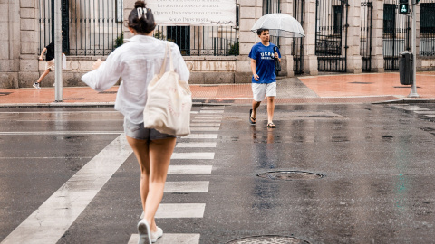 lluvias-españa Se prevén tormentas en amplias zonas del país debido a la llegada de una vaguada por el oeste.