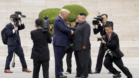 Donald Trump y Kim Jong-un, en una imagen de archivo. Donald Trump y Kim Jong-un, en una imagen de archivo.