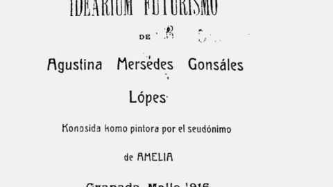 Primeras páginas de uno de sus escritos