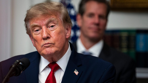 El presidente de Estados Unidos, Donald Trump, en Washington.