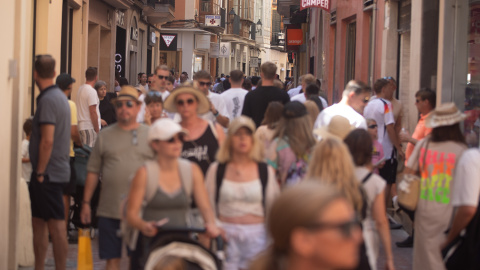 El centro de Palma lleno de turistas El centro de Palma lleno de turistas