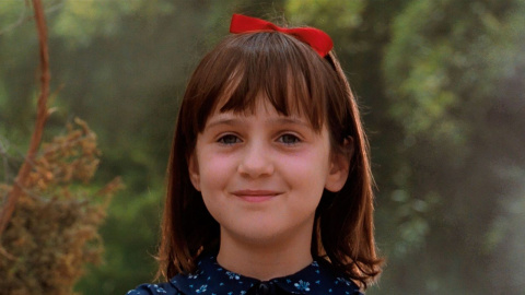 Fotograma de la película 'Matilda' en el que aparece su protagonista. Fotograma de la película 'Matilda' en el que aparece su protagonista.