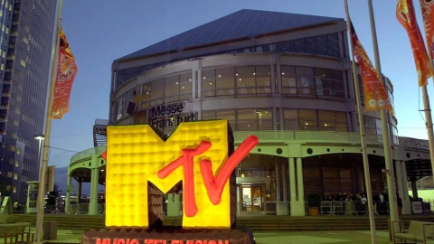El logo de MTV Music Television en una foto de archivo.