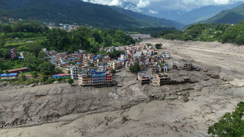 Una riada en el norte de Nepal deja al menos 160 muertos y casi 800 personas desaparecidas
