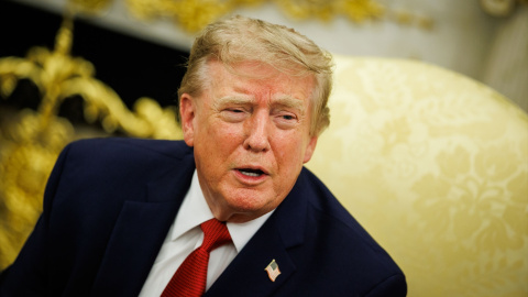 Donald Trump durante una reunión con los periodistas en la Casa Blanca, en una imagen de archivo. Donald Trump durante una reunión con los periodistas en la Casa Blanca, en una imagen de archivo.