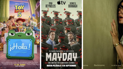 'Toy Story 5', 'Mayday' y 'Backrooms' son algunos de los estrenos más destacados para septiembre en plataformas.