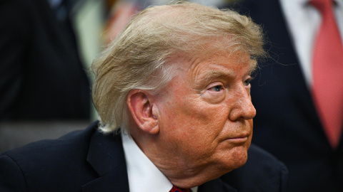 El presidente de Estados Unidos, Donald Trump, en Washington. El presidente de Estados Unidos, Donald Trump, en Washington.