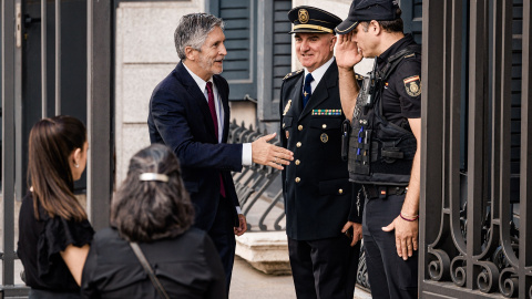 (Foto de ARCHIVO)El ministro del Interior, Fernando Grande-Marlaska, durante la visita del Papa León XIV al Congreso de los Diputados, a 8 de junio de 2026, en Madrid (España). León XIV es el primer papa que pronuncia un discurso como jefe del Estado Vaticano ante diputados y senadores, en el marco de su viaje oficial a España.Carlos Luján / Europa Press08/6/2026