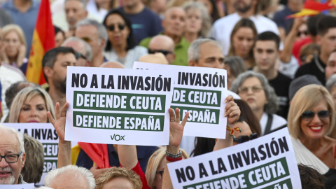 Concentración en apoyo a Ceuta este miércoles en la Plaza de San Marcelo, en León, a 02 de septiembre de 2026. Concentración en apoyo a Ceuta este miércoles en la Plaza de San Marcelo, en León, a 02 de septiembre de 2026.