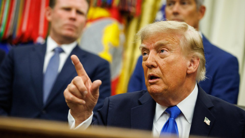 El presidente de Estados Unidos, Donald Trump, en Washington.